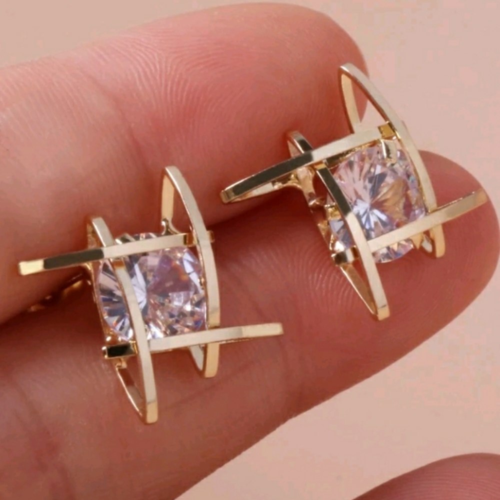 2/$29 Gold Stud Earrings